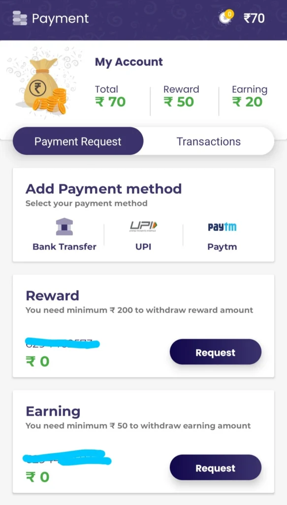 earneasy Withdraw Money In Different Methods