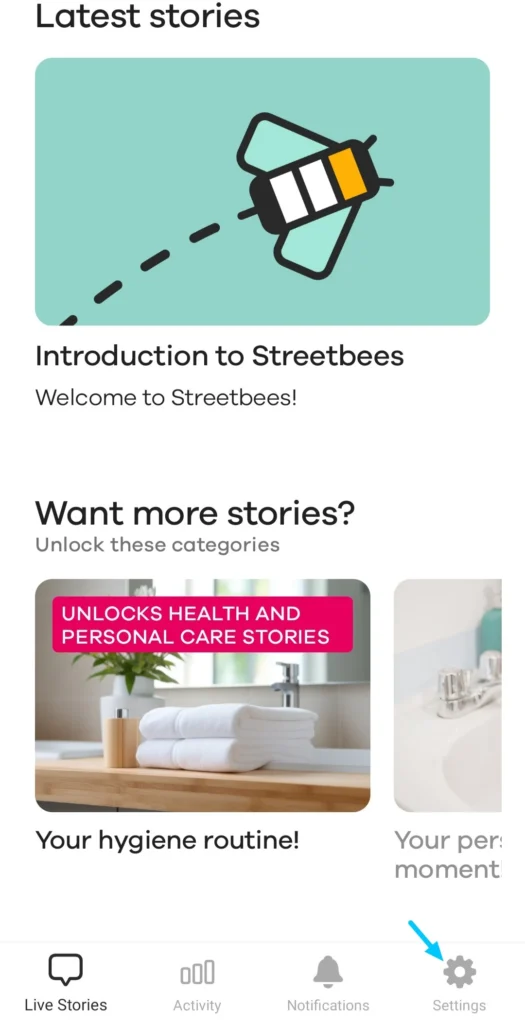 Streetbees App Dashboard