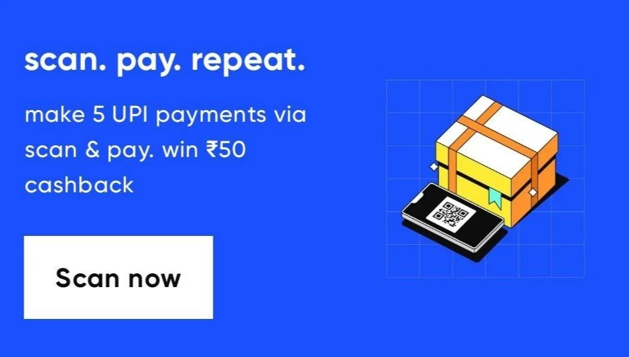 Flat 50 Rs From Cred Scan Pay Loot